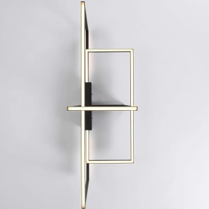 Lampa wisząca Frame czarna LED 3000K