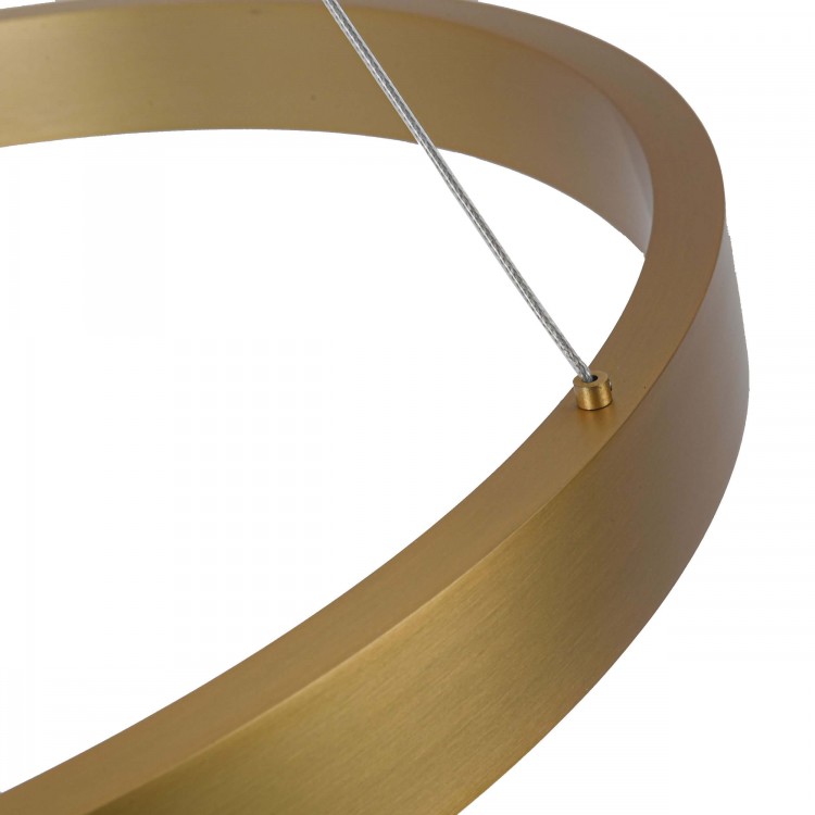 Lampa wisząca Midway Triangle złota LED 3000K - 5077