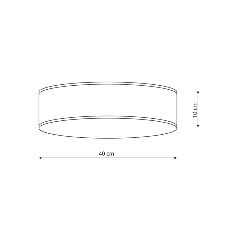 Plafon Alto czarny 3xE14 - 5226