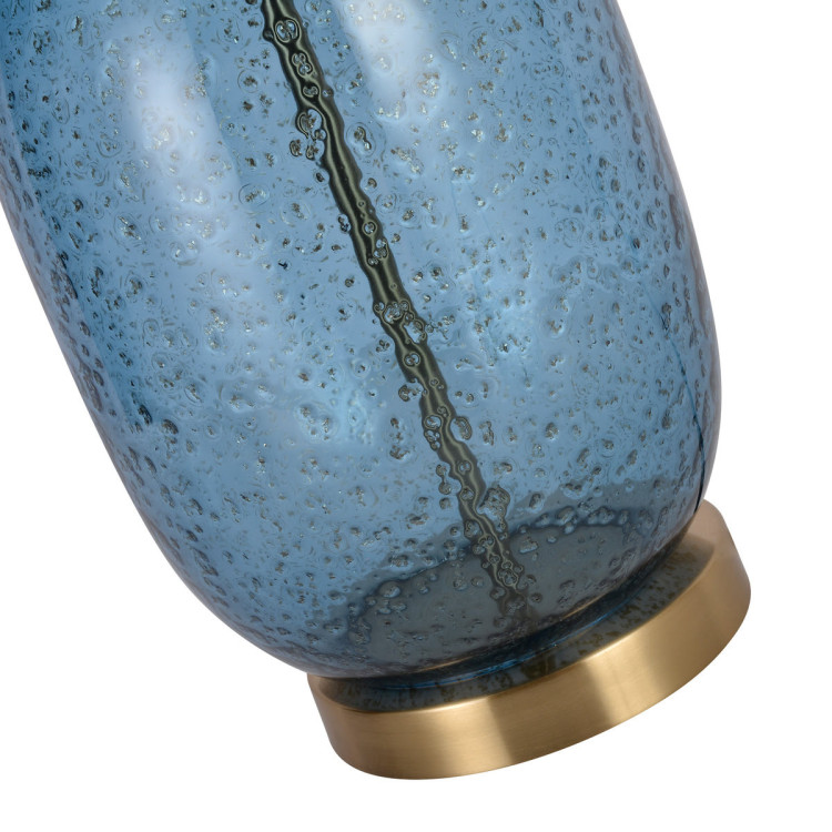 Lampa stołowa Amur niebieska 1xE27 - 5231