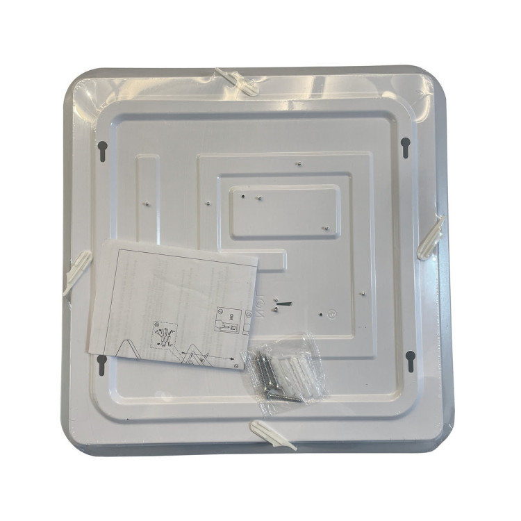 Plafon kwadratowy Babilon 33 cm czarny LED 4000K - 5244