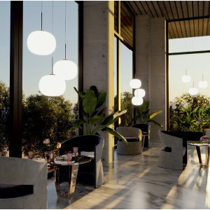 Lampa wisząca Jukon biała 1xE27