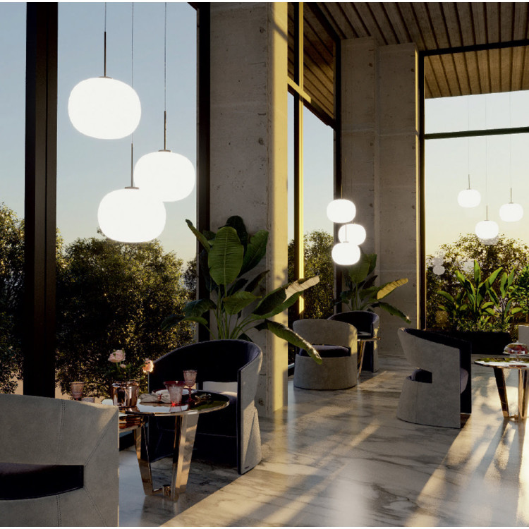 Lampa wisząca Jukon biała 1xE27 - 5262