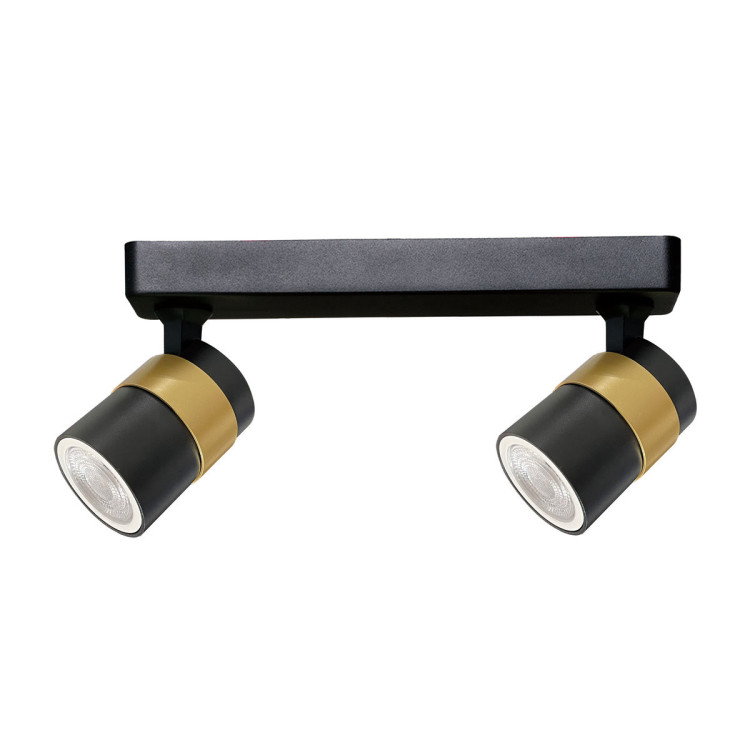 Spot Anillo 2 czarny 2xGU10 - 5287