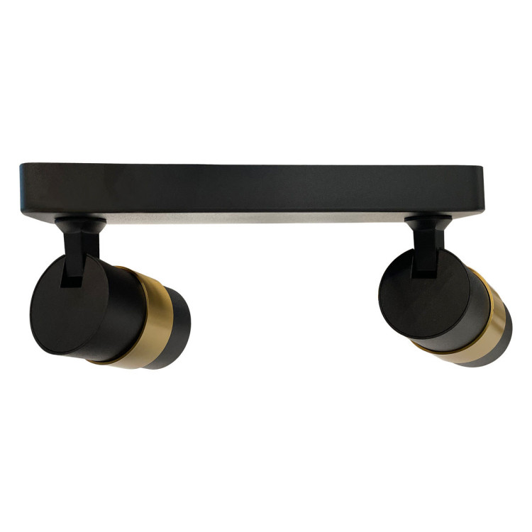 Spot Anillo 2 czarny 2xGU10 - 5289