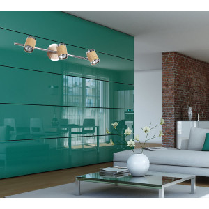 Kinkiet Alba srebrny 3xGU10