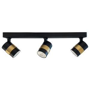 Spot Anillo 3 czarny 3xGU10