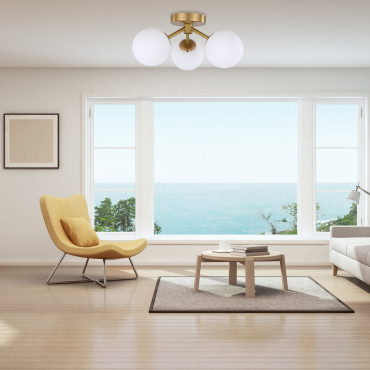 Lampa sufitowa Dorado złota 3xG9