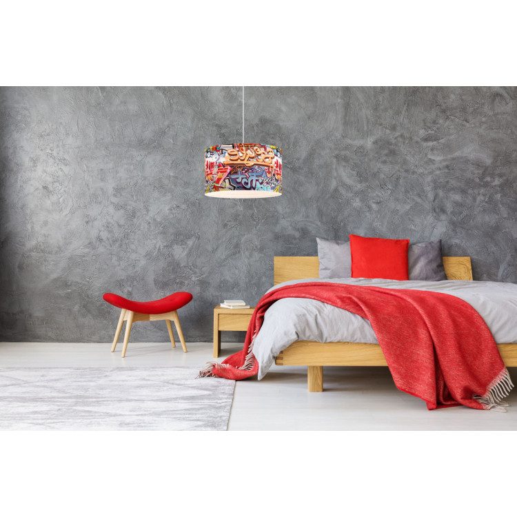 Lampa wisząca Graffiti wielokolorowa 1xE27 - 5418