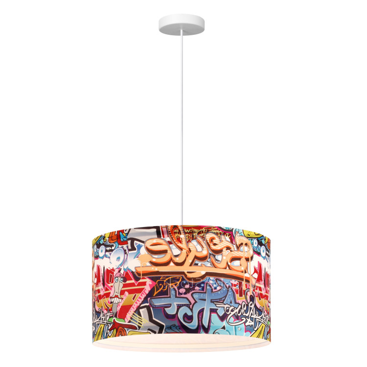 Lampa wisząca Graffiti wielokolorowa 1xE27 - 5423