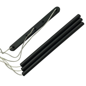 Lampa wisząca Lungo 3 linia czarna 3xG9