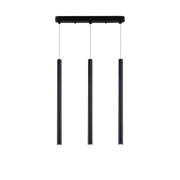 Lampa wisząca Lungo 3 linia czarna 3xG9