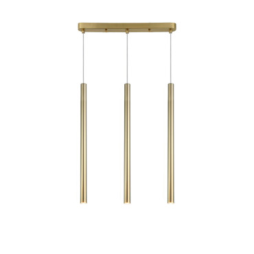 Lampa wisząca Lungo 3 linia złota 3xG9