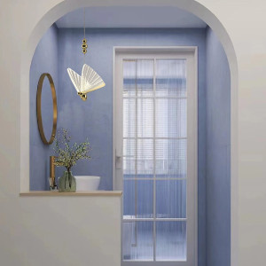 Lampa wisząca Mariposa 1 złota LED CCT