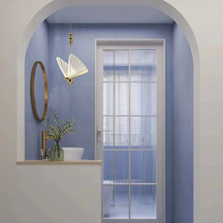 Lampa wisząca Mariposa 1 złota LED CCT - 5458