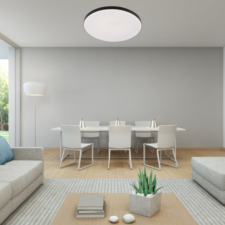 Plafon Babilon 33 cm czarny LED 4000K - 5482