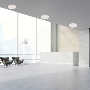 Plafon Babilon 33 cm złoty LED 4000K