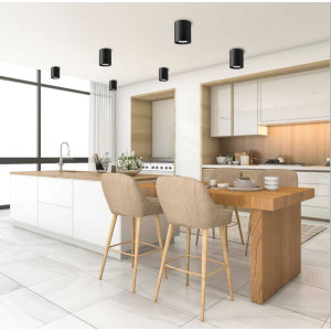 Oprawa natynkowa Zovo czarna LED