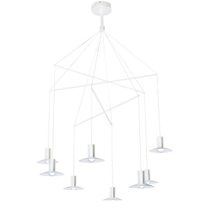 Lampa wisząca Hat biała LED 3000K