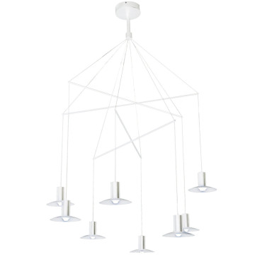 Lampa wisząca Hat biała LED 3000K