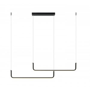 Lampa wisząca Malawi Basic czarna LED CCT