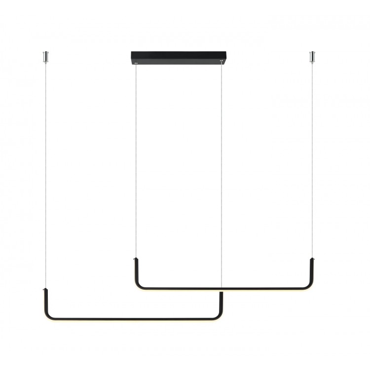 Lampa wisząca Malawi Basic czarna LED CCT - 5552