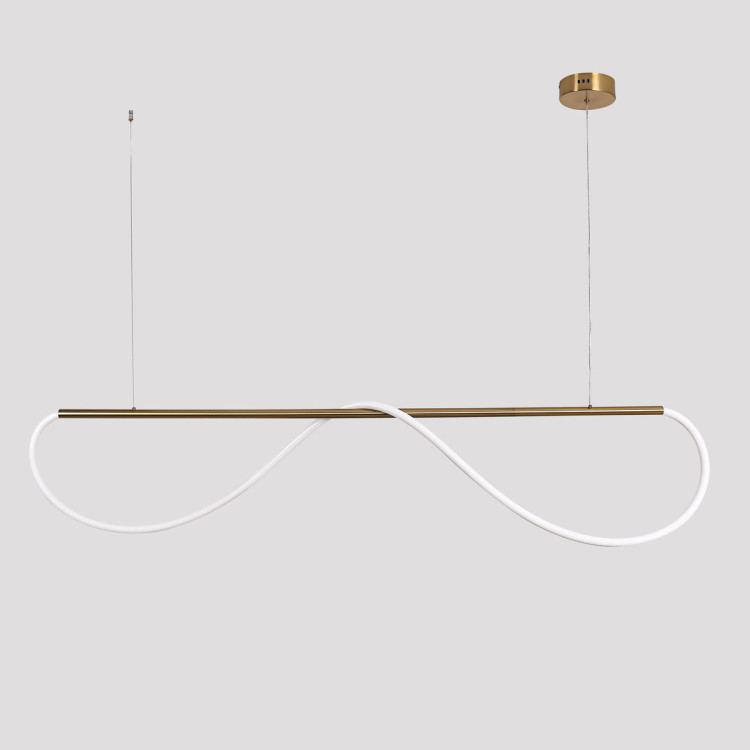 Lampa wisząca Meleca M złota LED CCT - 5569