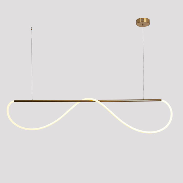 Lampa wisząca Meleca M złota LED CCT - 5570