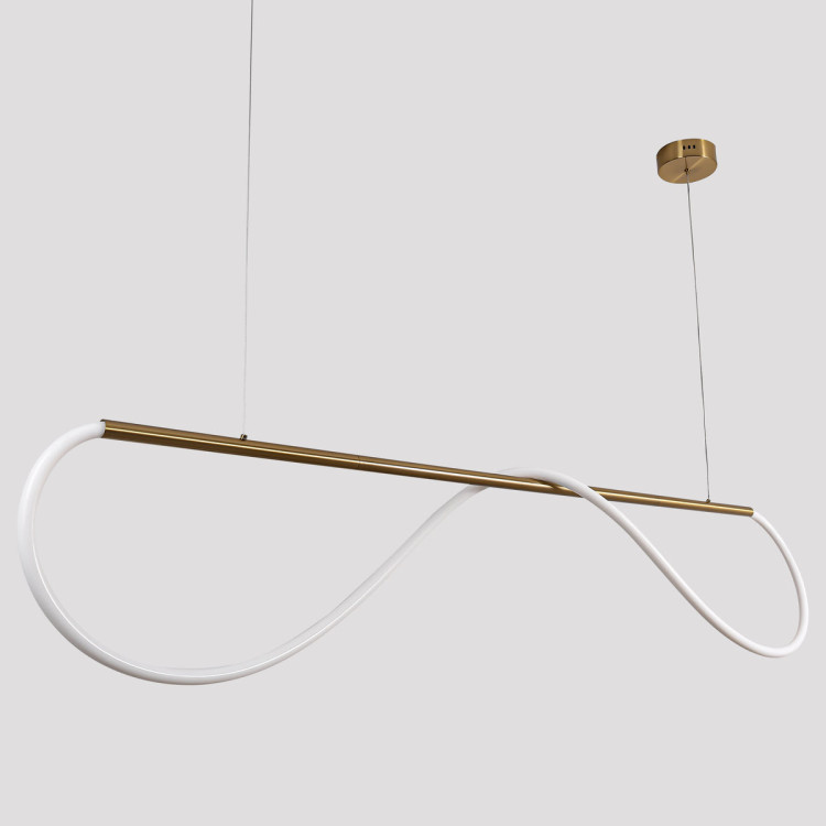 Lampa wisząca Meleca M złota LED CCT - 5572