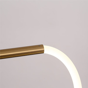 Lampa wisząca Meleca M złota LED CCT