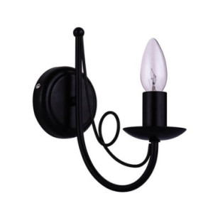 Perła kinkiet czarna