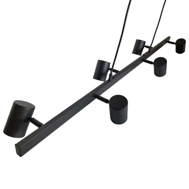 Lampa wisząca Snow 6 czarna 6xGU10 - 5840