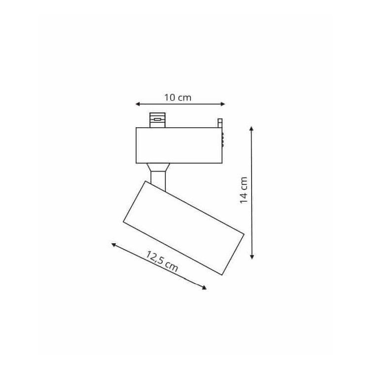 Zestaw oświetlenia szynowego Rocca SET 1F biały 3xLED 4000K - 5864