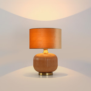 Lampa stołowa Tamiza 48 cm złota 1xE27