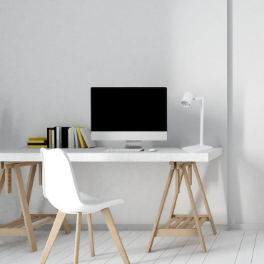Lampa biurkowa Snow biała 1xGU10