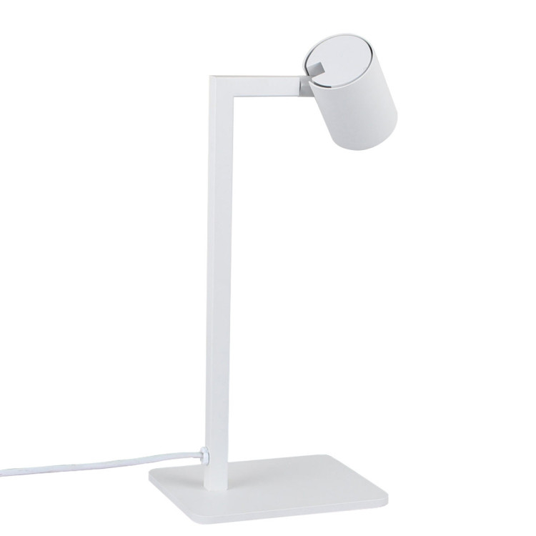 Lampa biurkowa Snow biała 1xGU10 - 5981