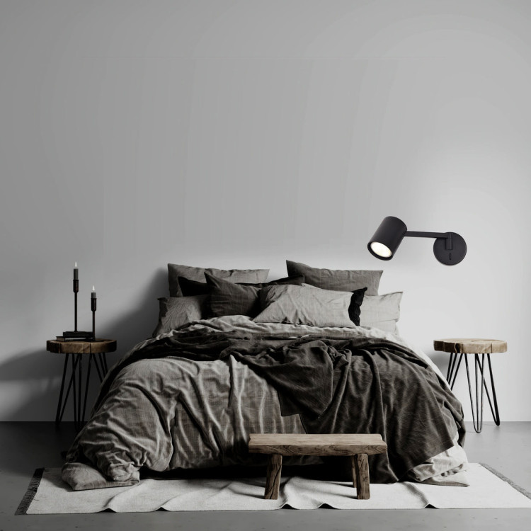 Kinkiet z wysięgnikiem Snow czarny 1xGU10 - 5987