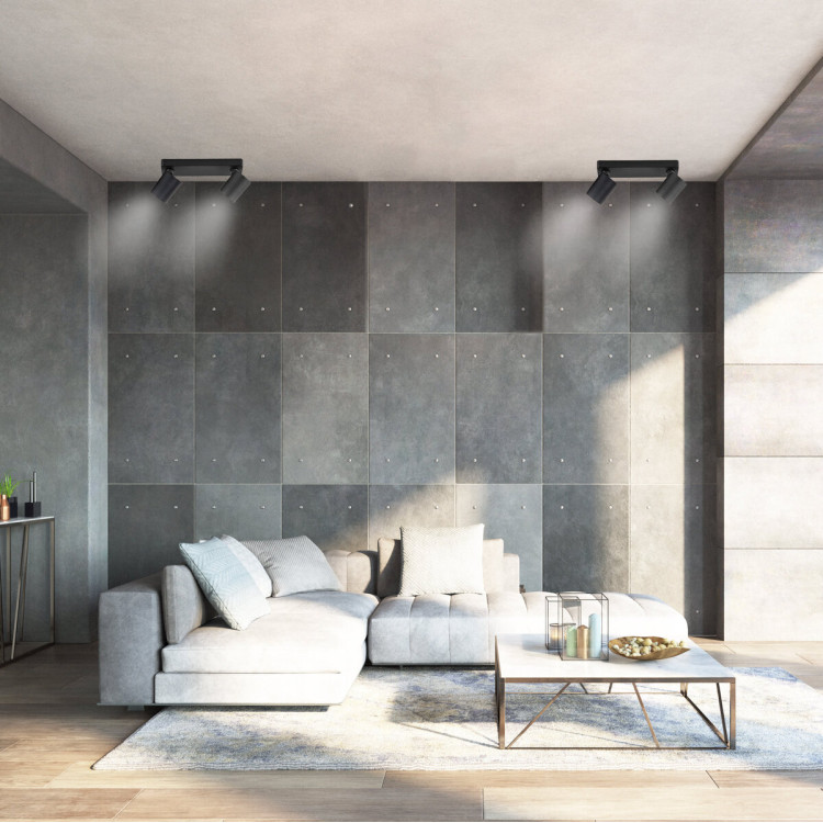 Spot Snow 2 czarny 2xGU10 - 5997