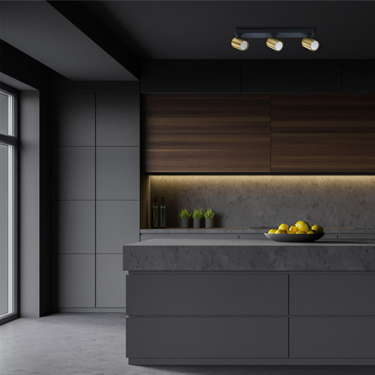 Spot Snow 3 złoty 3xGU10 - 6057