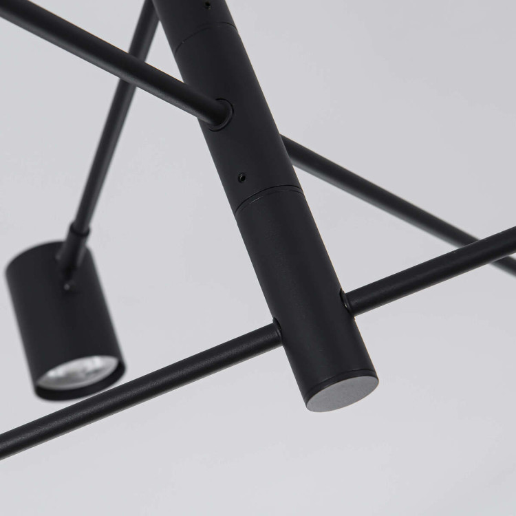 Lampa wisząca Snow 6 czarna 6xGU10 - 6070