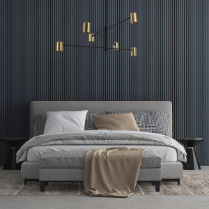 Lampa wisząca Snow 6 złota 6xGU10