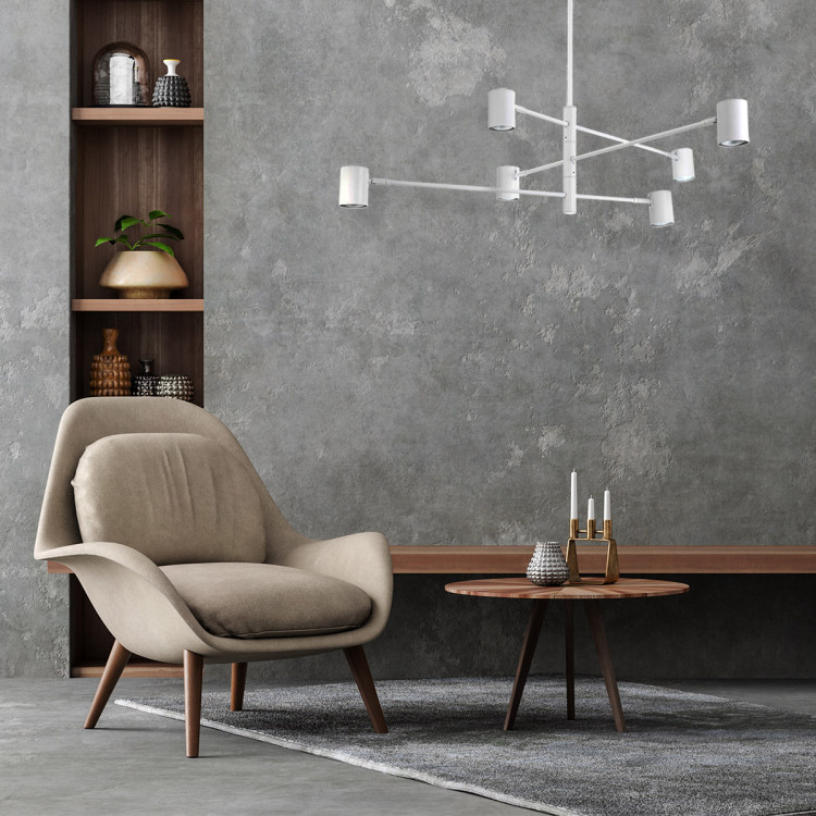 Lampa wisząca Snow 6 biała 6xGU10 - 6100