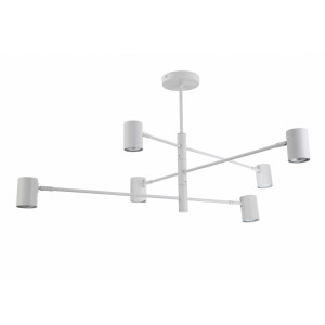 Lampa wisząca Snow 6 biała 6xGU10