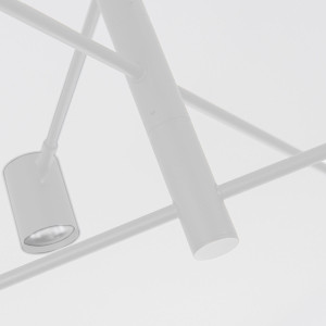 Lampa wisząca Snow 6 biała 6xGU10