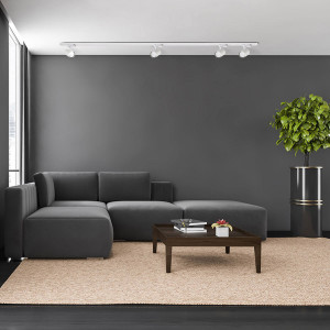 Zestaw oświetlenia szynowego Snow SET 3F biały 4xGU10