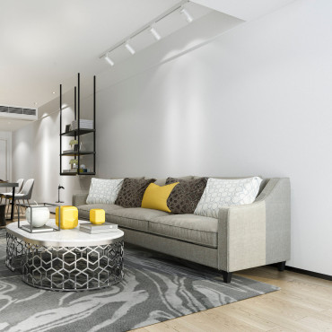 Zestaw oświetlenia szynowego Ice SET 3F biały 4xGU10