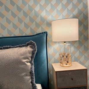 Lampa stołowa Sunflower biała 1xE27