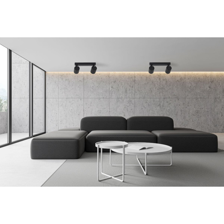 Zestaw reflektorów Tokio czarny 2xGU10 - 6279