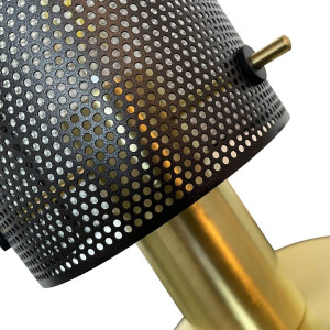 Lampa biurkowa Tirana czarna 1xE27