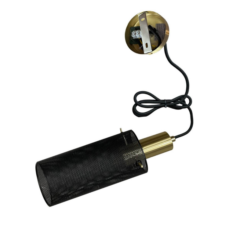 Lampa wisząca Tirana 1 czarna 1xE27 - 6409